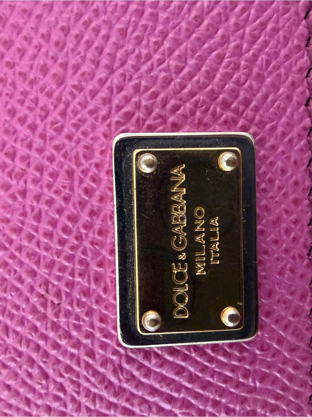 Dolce & Gabbana Pink Leather Tablet Sleeve with Wrist Strap